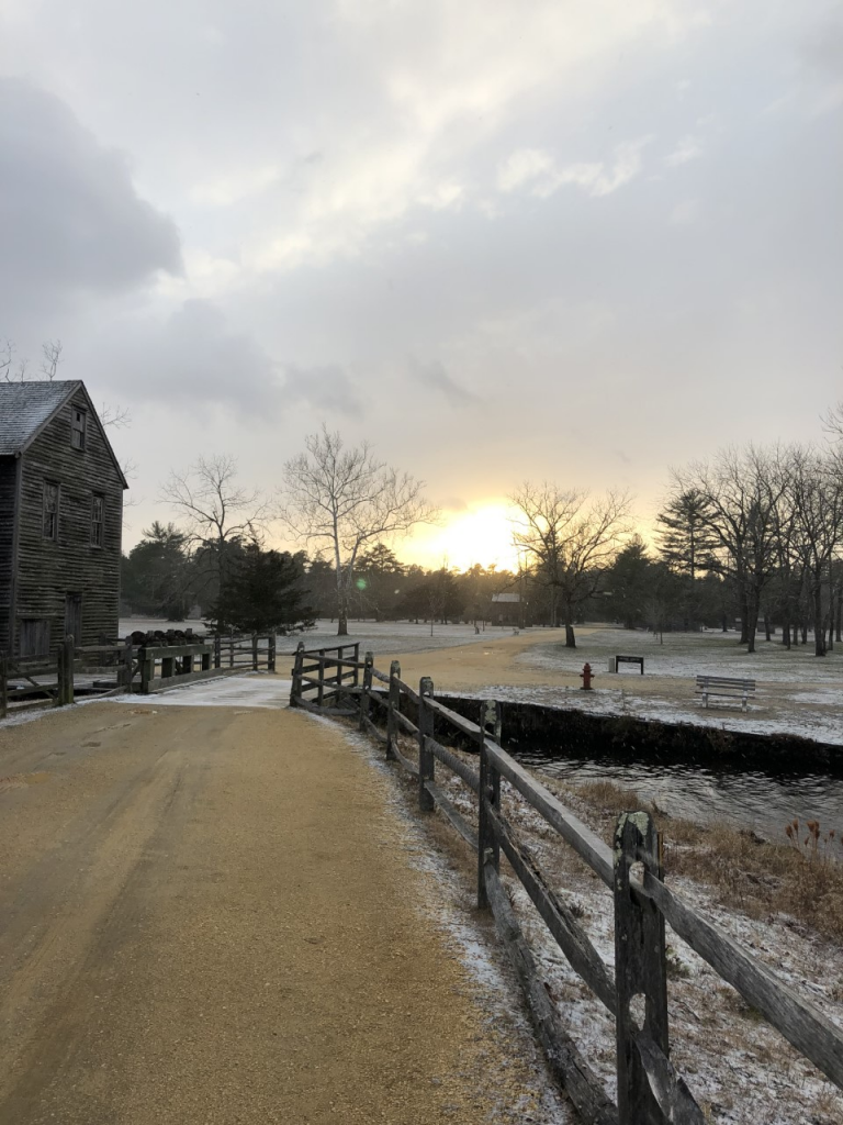 History at Sunset Batsto in the Revolution Batsto Village